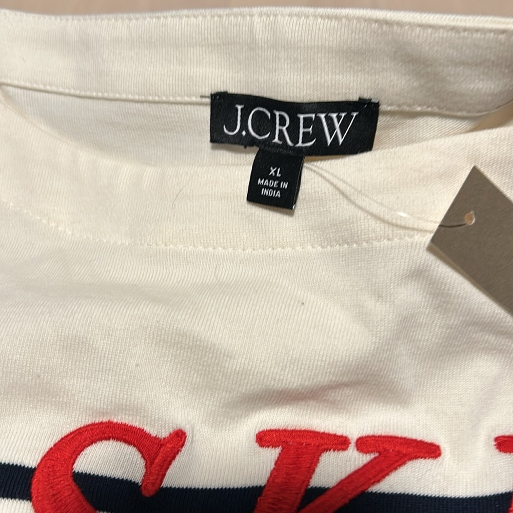 NWT J.Crew Ski sweatshirt, size XL - Picture 2 of 3